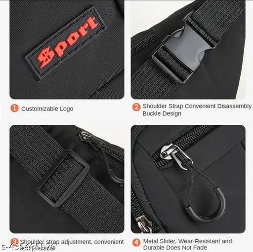 VIRAS Waist Bag for Men Side Bag | Fanny Waist Pouch Pack Travel Side Sling WaterProof Waist Bag