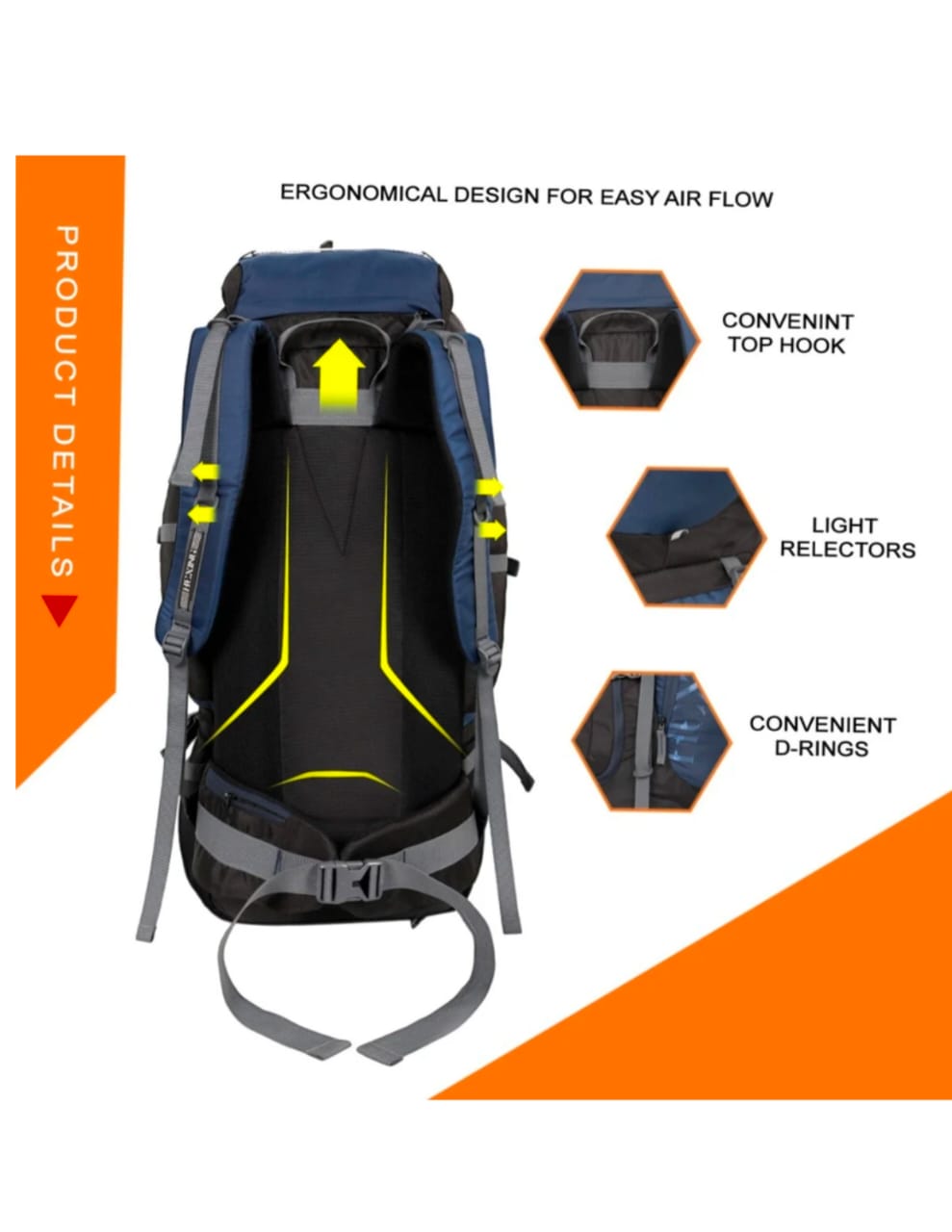 HEXING Traveler 80L Rucksack
