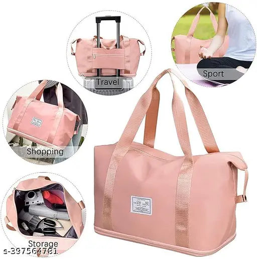 TRAVEL BAG 40 L Hand Duffel Bag - Hand Duffel Bag - Large Capacity Folding Travel Bag, Travel - Regular Capacity