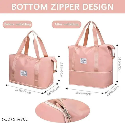 TRAVEL BAG 40 L Hand Duffel Bag - Hand Duffel Bag - Large Capacity Folding Travel Bag, Travel - Regular Capacity
