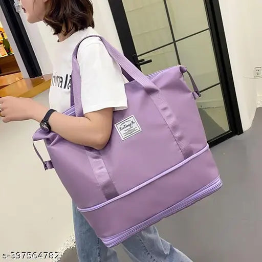 TRAVEL BAG 40 L Hand Duffel Bag - Hand Duffel Bag - Large Capacity Folding Travel Bag, Travel - Regular Capacity