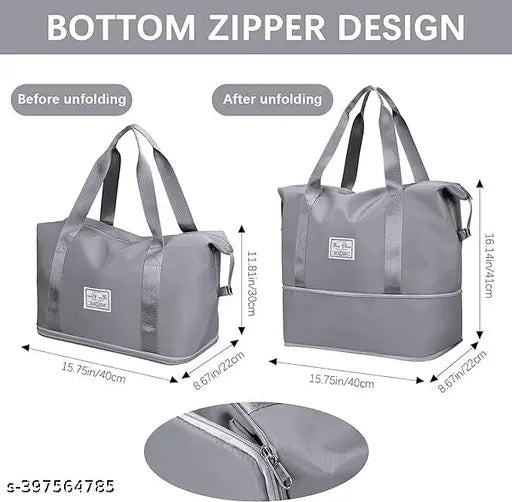 TRAVEL BAG 40 L Hand Duffel Bag - Hand Duffel Bag - Large Capacity Folding Travel Bag, Travel - Regular Capacity
